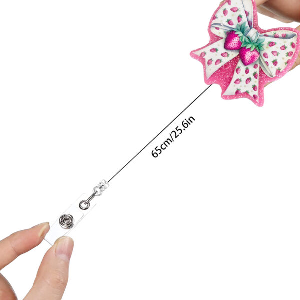 Wholesale Strawberry and banana patterned bow tie, retractable and easy-pull fastener.