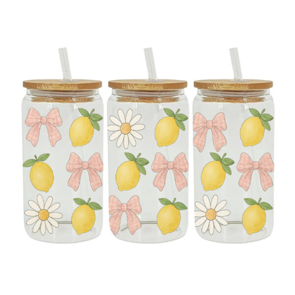 Wholesale Colorful Fruits 16oz Cup UV DTF Wrap