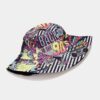 Wholesale European and American Nostalgic Classic 80 90Party Pie Bucket Hat for Men and Women Fashion Positioning Graffiti Double-Sided Basin Hat Trendy