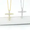 Wholesale Fashion Cross Copper Zircon Necklace Wholesale