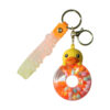 Wholesale Creative new oil Sanrio donut quicksand key chain car key chain package pendant small gift