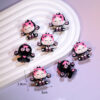 Wholesale 3D Doll Beaded Cute Pen DIY Heavy Oil Hand-Painted Beads Mobile Phone Bag Pendant Keychain Accessories