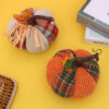 Wholesale Harvest Festival decoration props colorful fabric pumpkin ornaments