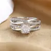 Wholesale Ig Style Round Copper Inlay Zircon Rings