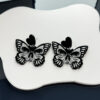 Wholesale Europe and the United States personality funny alarm imp earrings cross-border Halloween butterfly skull dagger creative earrings female