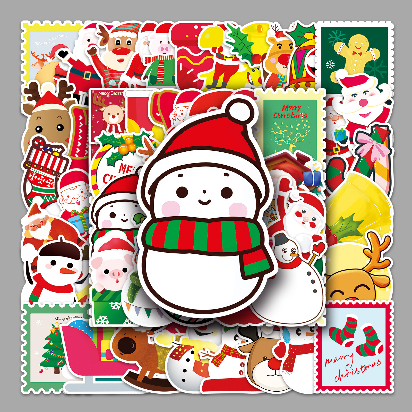 Wholesale Christmas Cartoon Graiti Personality Stickers