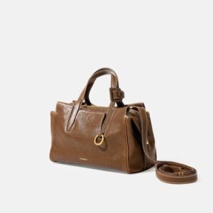 Wholesale Songmont Mountain Loose Tracing Mini Small Satchel Non-Gender Vegetable Tanned Leather Hand Crossbody Bag