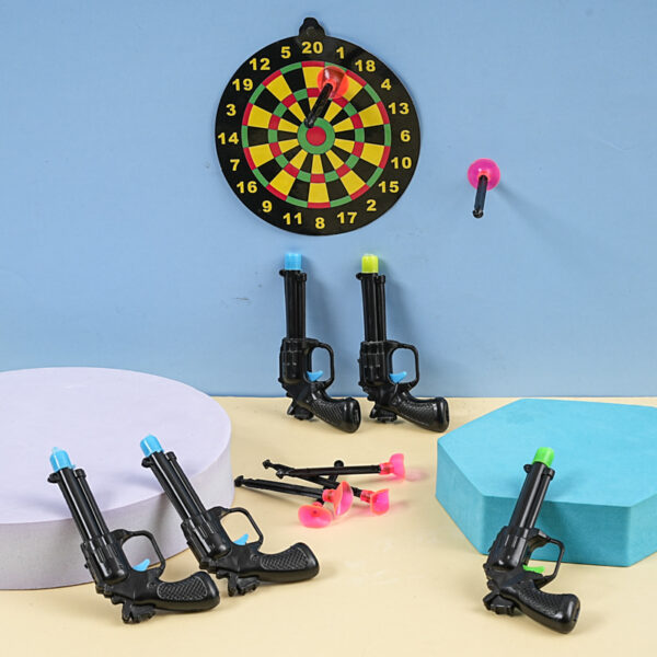 Wholesale Children's Parent-Child Toys Soft Bomb Launcher Gun Sucker Puzzle Toy Gun Parent-Child Interactive Outdoor Activities Cheap Toys