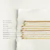 Wholesale Vacuum Plating 18K Gold Plated Geometric 304 Stainless Steel Business Vintage Style 304 Stainless Steel Lobster Trigger Clasp Closure Chain Necklace