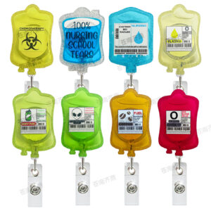 Wholesale Medicine bag, medical staff acrylic badge, scroll, retractable and easy to pull