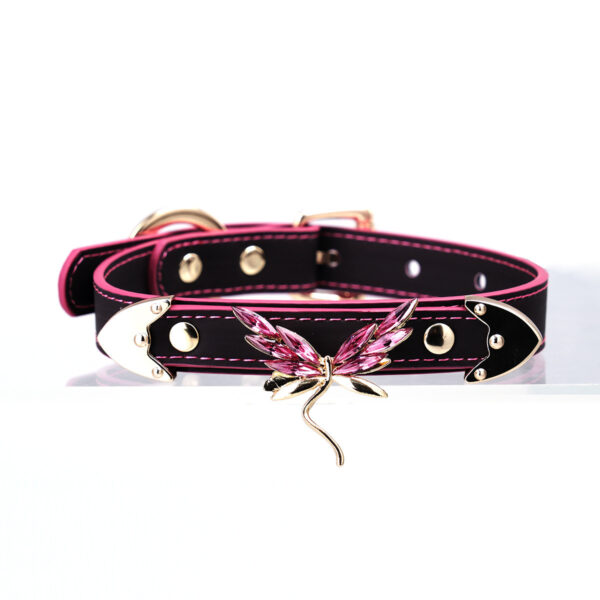 Wholesale coscreepy temperature-sensitive discoloration sp collar bell light charm QQ love collar cross-border generation explosion