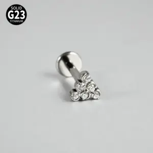 Steel Color Triangle / Rod Thickness * Rod Length 1.2x8mm