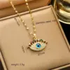 Wholesale Jewelry Casual Simple Style Devil's Eye Palm Heart Shape Titanium Steel Copper Zircon Plating Inlay Rings Earrings Necklace