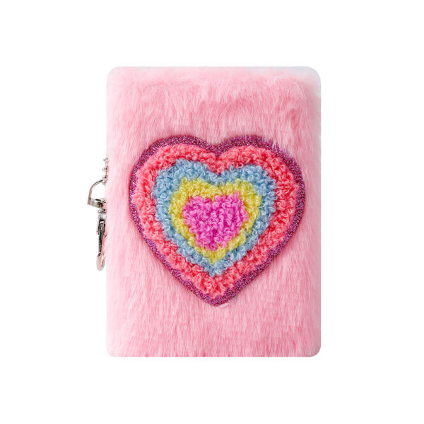 Wholesale Cartoon Embroidered Pocket Mini Plush Notebook