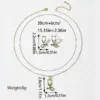 Wholesale Cute Vintage Style Simple Style Stethoscope Copper 18k Gold Plated Zircon Jewelry Set In Bulk
