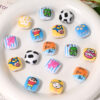 Wholesale Cartoon print cute character beads scattered beads