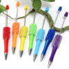 Wholesale New bubble pens mermaid bubble beads diy beaded pen bead pen multicolor ballpoint pen in stock