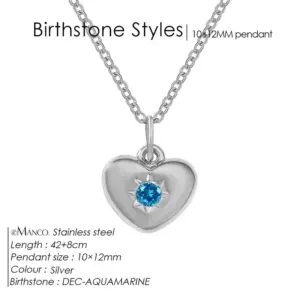 December Lake Water Blue / Steel Color