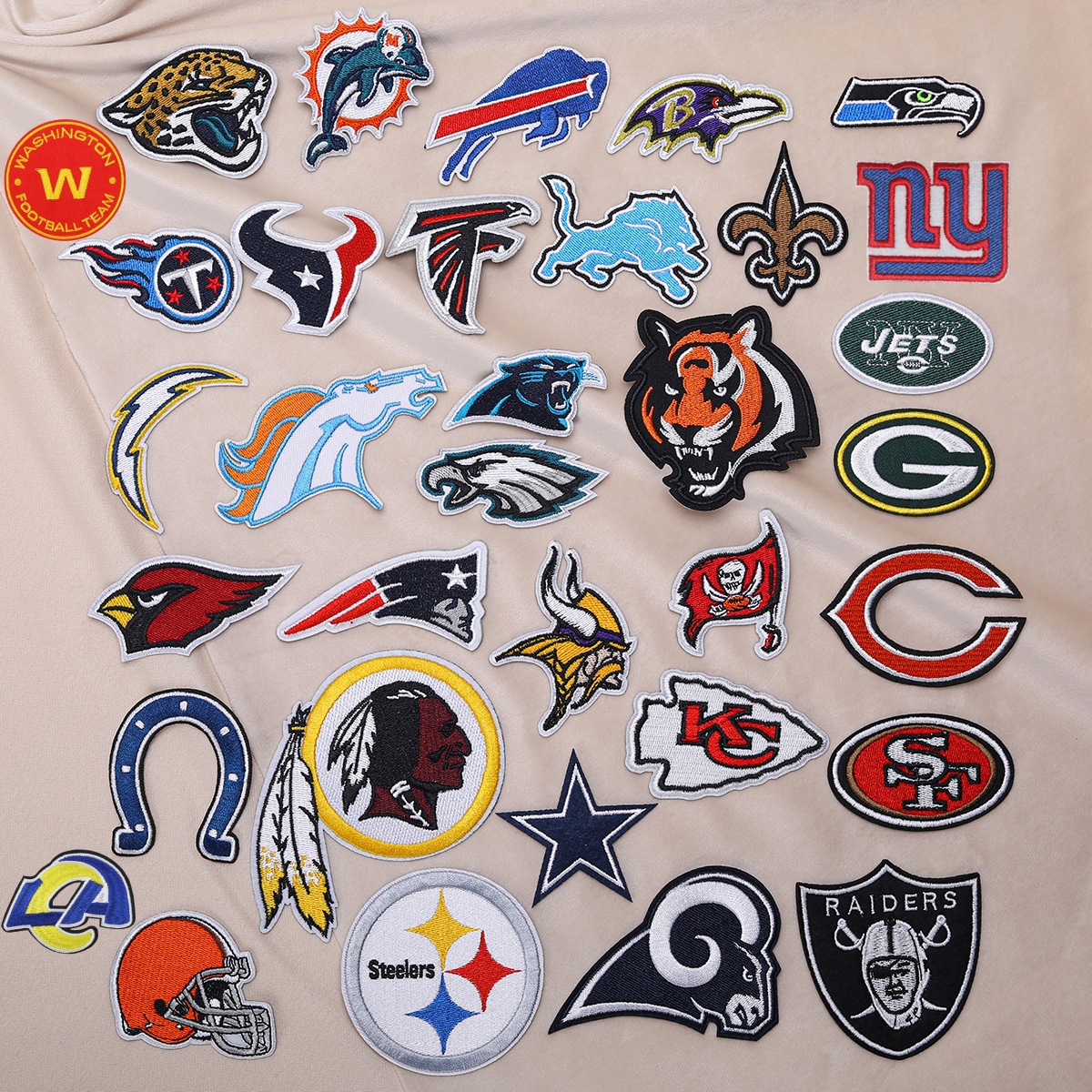 Wholesale Team logo badge embroidery cloth patch OLY Exclusive
