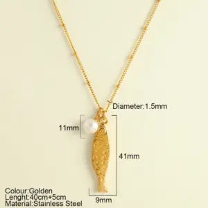 Imitation Pearl Fish 25160