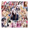 Wholesale 52 blackpink Personality Star Peripheral Luggage Scooter Car Laptop Decoration Stickers