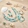 Wholesale Europe and the United States cross-border ocean wind jewelry beach holiday shell clavicle chain starfish coral suit necklace earrings bracelet