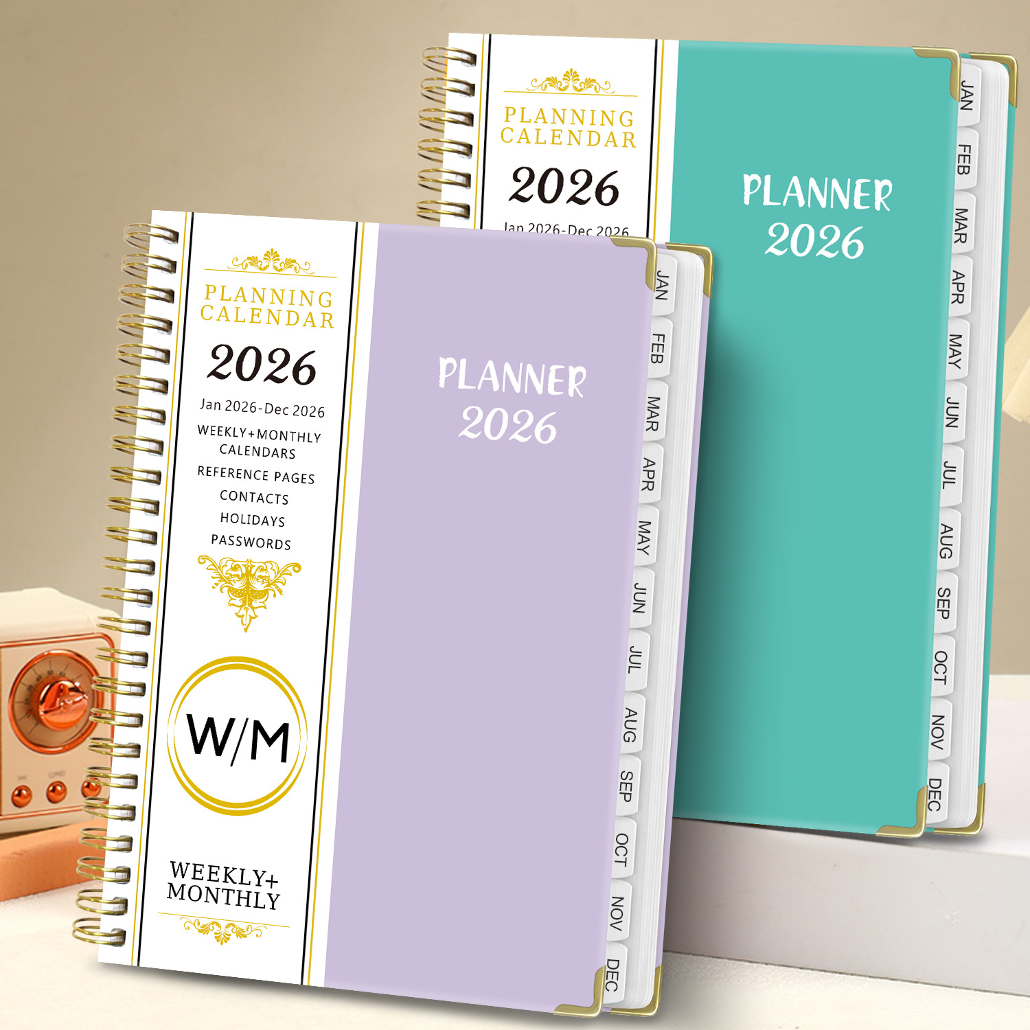 Wholesale Notebook A5 Coil Calendar Weekly Planner Work