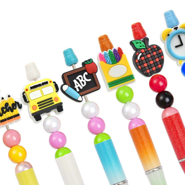 Wholesale DIY School Season Ballpoint Pen Beaded