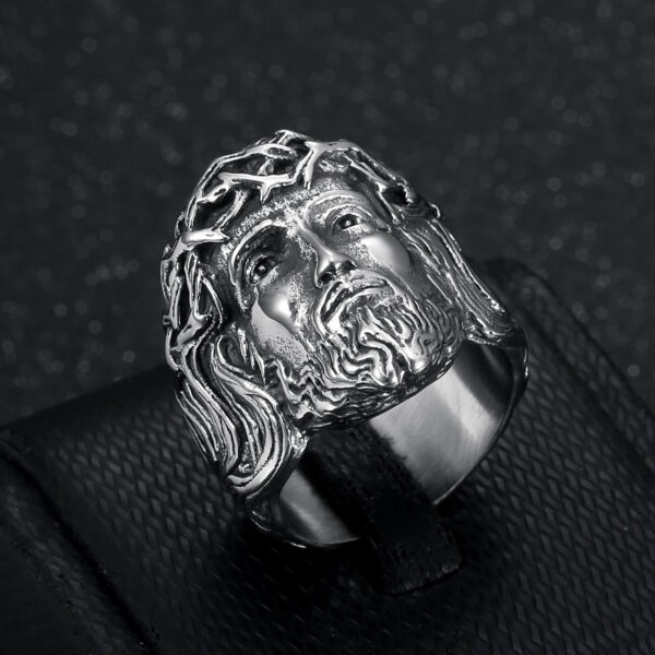 oly-6dbc8c88ed6081bf5a26f33b4a20fa2b Wholesale Selling Ring Vintage Stainless Steel lished Gold Plated YS Figure Men's Ring