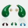 1 Pair Simple Style Water oplets Exy Stainless Steel Ear Studs