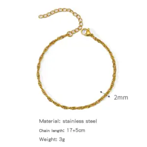 Zhslg36 (Square Double Buckle Bracelet)