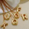 PVD Coated Gold Plated Letter 304 Stainless Steel Copper IG Style Simple Style Waterproof Non Tarnish 304 Stainless Steel Charms