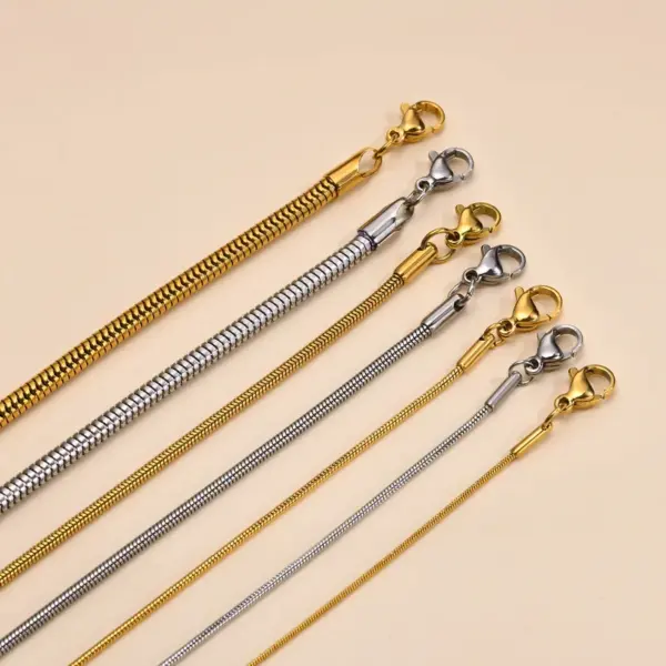 201 Stainless Steel Solid Color PVD Coated 18K Gold Plated Real Gold Plated IG Style Simple Style Waterproof Non Tarnish Plating Gold Sier Bracelets