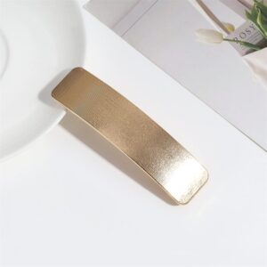 Brushed rectangular gold