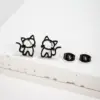 PVD Coated 18K Gold Real Gold Plated Animal 304 Stainless Steel Cute Sweet Waterproof Non Tarnish Ear Studs