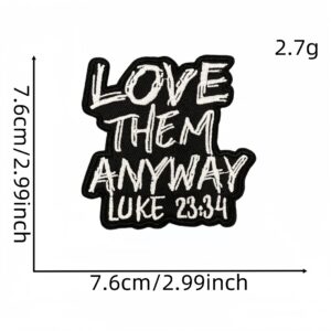 English text cloth sticker 8#