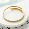 Wholesale Water Plating Solid Color Stainless Steel Titanium Steel Fashion Bangle