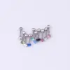 316L Stainless Steel Ear Cartilage Rings & Studs Geometric Waterproof Non Tarnish Surgical Steel Women'S