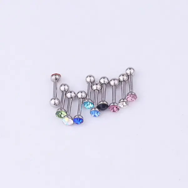 316L Stainless Steel Ear Cartilage Rings & Studs Geometric Waterproof Non Tarnish Surgical Steel Women'S