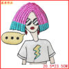 Wholesale Cross-Border fashion personality beauty embroidered cloth stickers coat decorations can be hot stickers pants accessories patch manufacturers direct supply