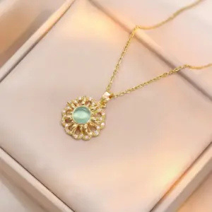 X0052 Sunflower Necklace
