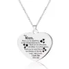 Wholesale Fashion Letter Heart Shape Stainless Steel Plating Keychain Necklace 1 Piece