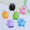 Wholesale Cartoon monster creative resin accessories diy small jewelry cream glue accessories handmade shoe buckle hairpin material