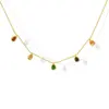 Wholesale PVD Coated 18K Gold Plated 18K Gold 304 Stainless Steel Simple Style 304 Stainless Steel Pendant Necklace