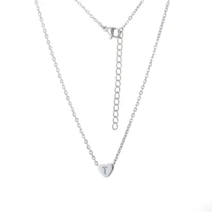 Steel Heart Necklace / T