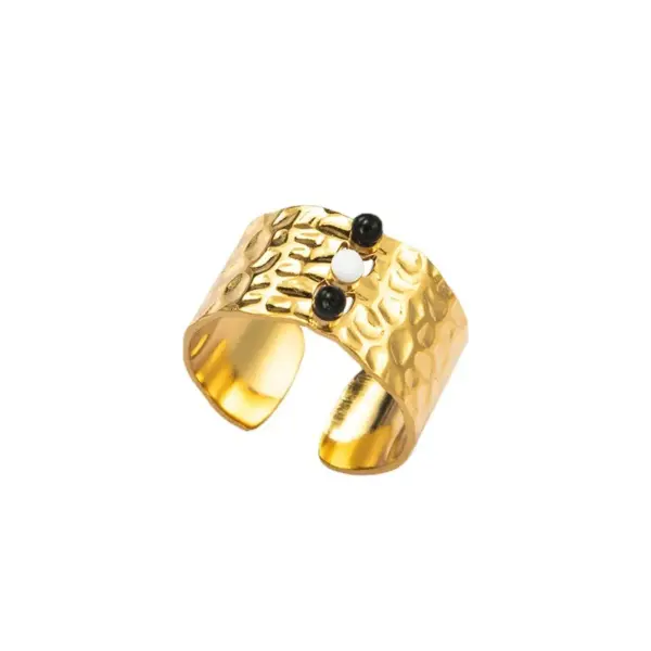 Wholesale Fashion Geometric Titanium Steel Plating No Inlaid