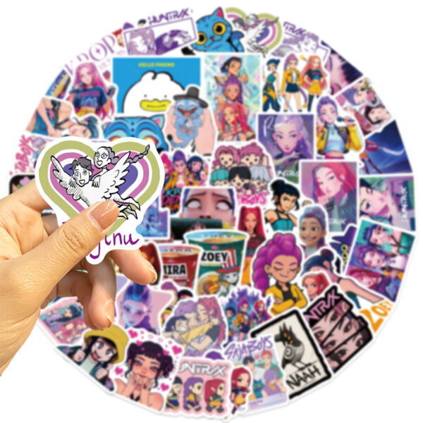Wholesale Charming Character Stickers DIY Decoration Waterproof Cross-border Stickers