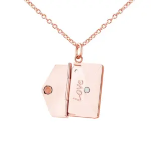 Rose Gold Love Envelope Corrosion Piece Love