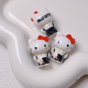 02-White and Black / [Sold per piece] Size approx. 19 x 26 mm, aperture approx. 3.3 mm