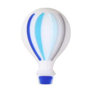 3d blue hot air balloon